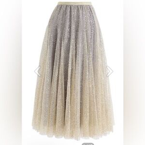 EUC Chicwish Sequin Skirt